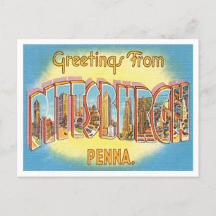 Greetings from Pittsburgh, Pennsylvania Travel Postcard