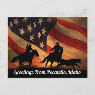 Greetings From Pocatello, Idaho Postcard