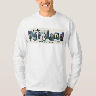Greetings from Portland Basic Long Sleeve T-Shirt