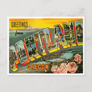 Greetings from Portland, Oregon Postcard