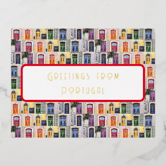 Greetings from Portugal Postcard