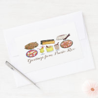 Greetings from Puerto Rico Carribean Island Foods