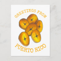 Greetings from Puerto Rico Fried Plantains Bananas
