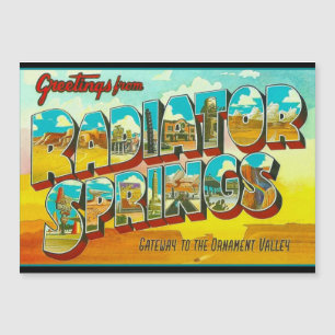 Greetings from Radiator Springs Arizona