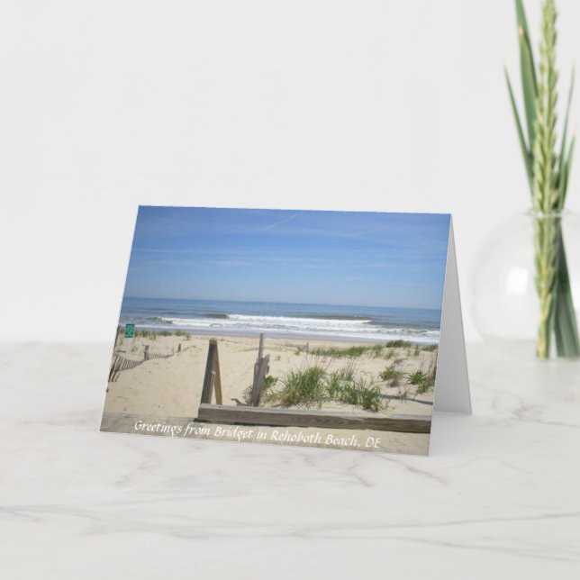 Greetings from Rehoboth Beach, DE Card (Front)