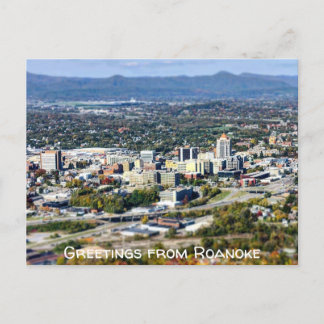Greetings From Roanoke  Postcard