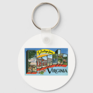 Greetings from Roanoke, Virginia Key Ring