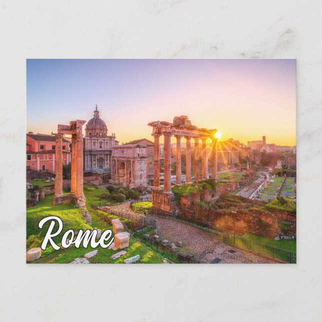 Greetings From Rome, Italy Postcard (Front)