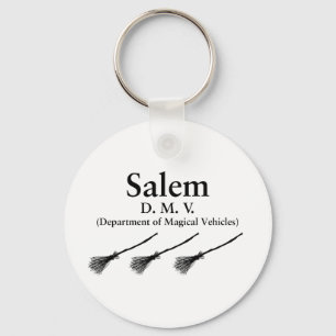 Greetings from Salem Key Ring