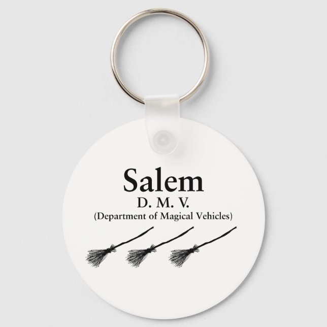 Greetings from Salem Key Ring (Front)
