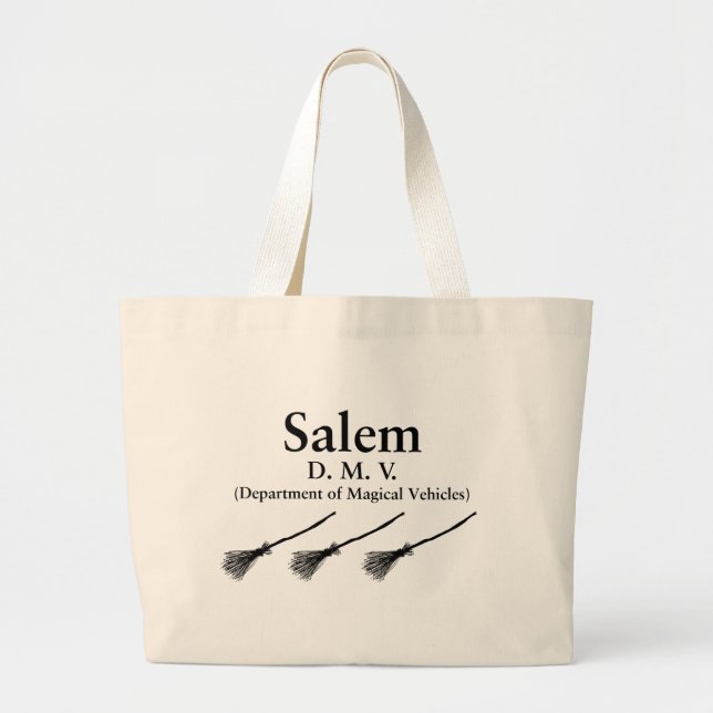Greetings from Salem Large Tote Bag (Front)