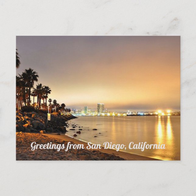 Greetings From San Diego, California Postcard (Front)