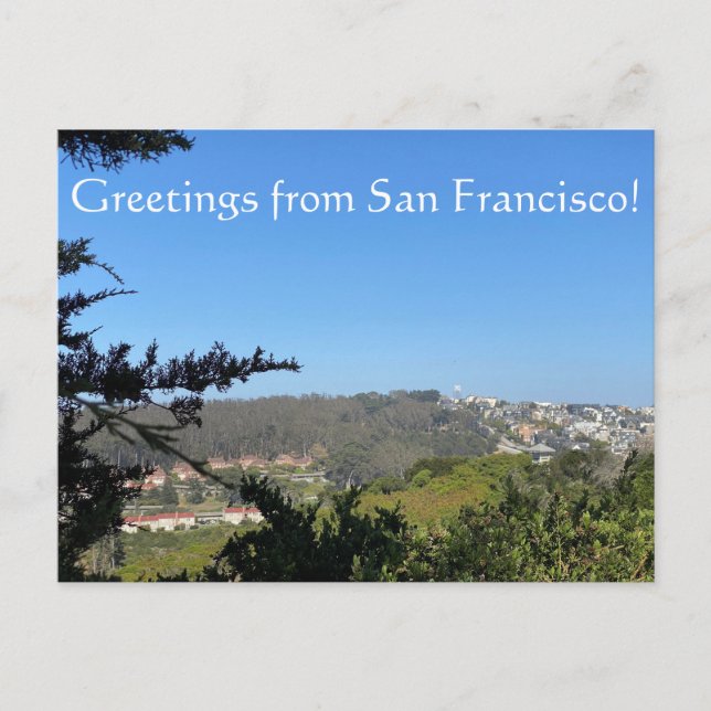 Greetings from San Francisco! Holiday Postcard (Front)