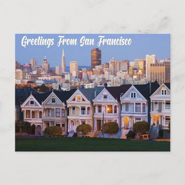 Greetings From San Francisco Postcard (Front)