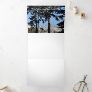 Greetings from San Francisco! Tri-Fold Holiday Card