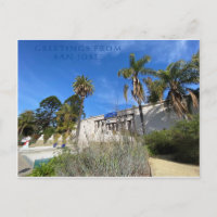 GREETINGS FROM SAN JOSE! POSTCARD