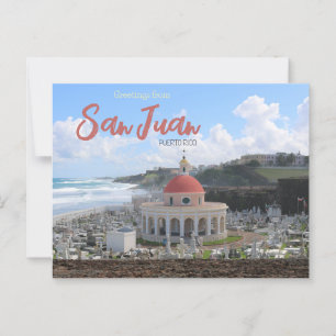 Greetings from San Juan Puerto Rico Postcard