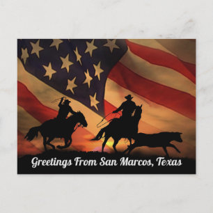 Greetings From San Marcos, Texas Postcard