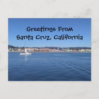 Greetings from Santa Cruz, California Post Card