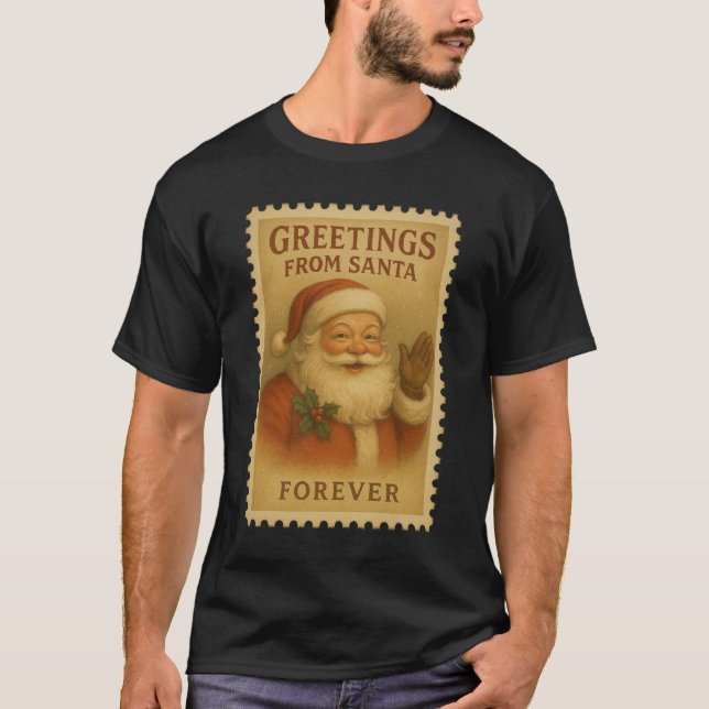 Greetings from Santa – Forever Wave T-Shirt (Front)