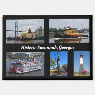 Greetings From Savannah Georgia Magnet
