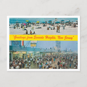 Greetings from Seaside Heights, New Jersey Travel Postcard