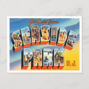 Greetings from Seaside Park, New Jersey Travel Postcard