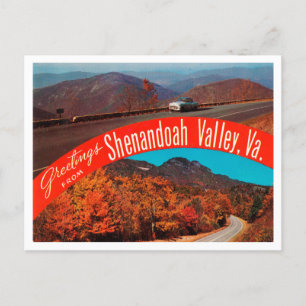Greetings from Shenandoah Valley, Virginia Travel Postcard