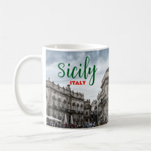 Greetings from Sicily Italy Coffee Mug Italia