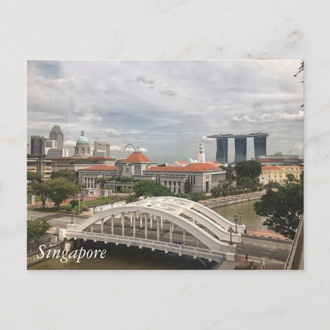 Greetings from Singapore Postcard (Front)