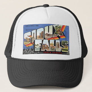 Greetings From Sioux Falls South Dakota, Vintage Trucker Hat