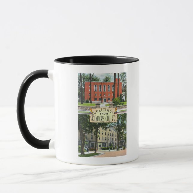 Greetings from Skidmore College Scenes Mug (Left)