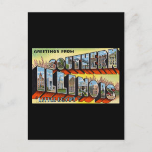 Greetings from Southern Illinois Little Egypt Postcard