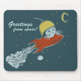 greetings from space - somc mousepad