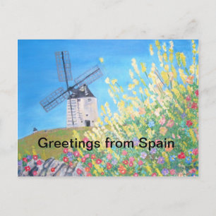 Greetings from Spain Postcard