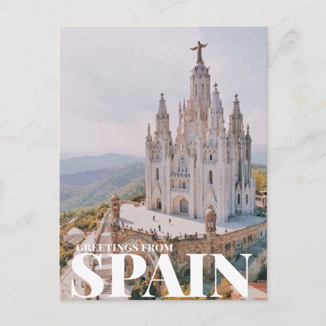Greetings from spain postcard (Front)