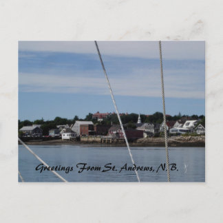 Greetings From St. Andrews, N.B. Postcard