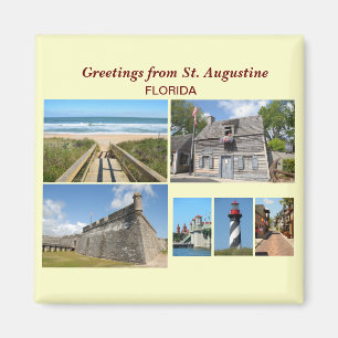 Greetings from St. Augustine, Florida Magnet