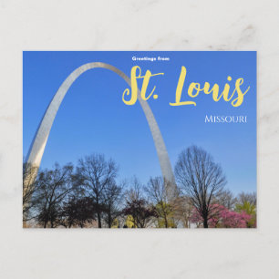 Greetings from St. Louis Arch Missouri Postcard