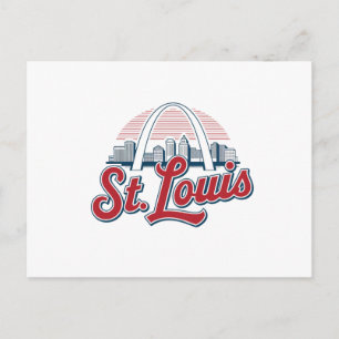 Greetings from St. Louis, Gateway Arch Travel Postcard