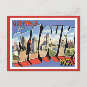 Greetings From St.Louis Missouri Postcard