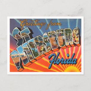 Greetings from St. Petersburg, Florida Travel Postcard