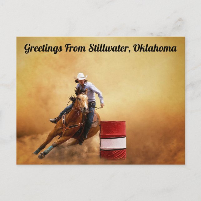 Greetings From Stillwater, Oklahoma Postcard (Front)