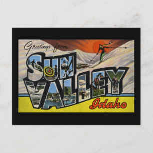 Greetings from Sun Valley Idaho Postcard