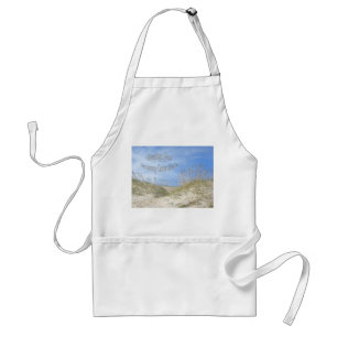 Greetings From Sunny OBX Sea Oats Items Standard Apron