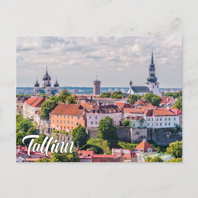 Greetings From Tallinn, Estonia Postcard (Front)