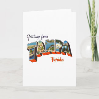 Greetings from Tampa, Florida Card