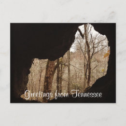 GREETINGS FROM TENNESSEE dynamic rock photo | Postcard