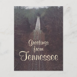 GREETINGS FROM TENNESSEE railroad photograph | Postcard