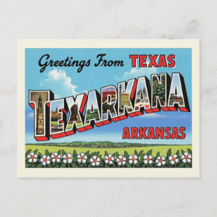 Greetings from Texarkana Postcard